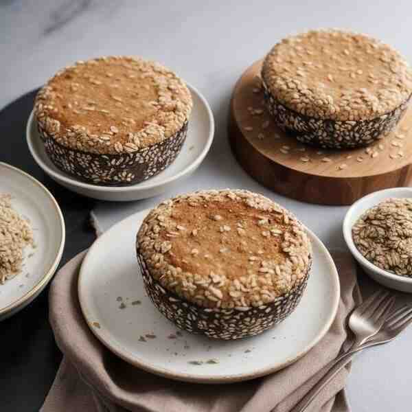 Хлеб с диким рисом и овсяными хлопьями